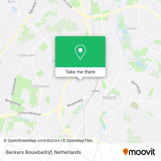 Beckers Bouwbedrijf map