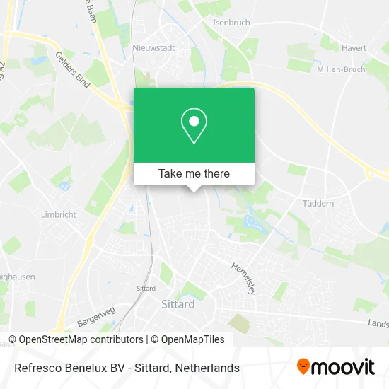 Refresco Benelux BV - Sittard map