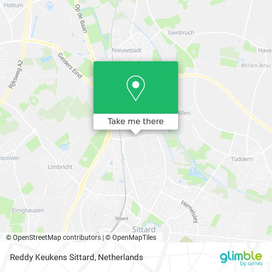 Reddy Keukens Sittard map