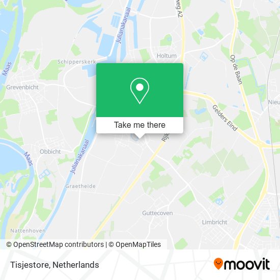 Tisjestore map