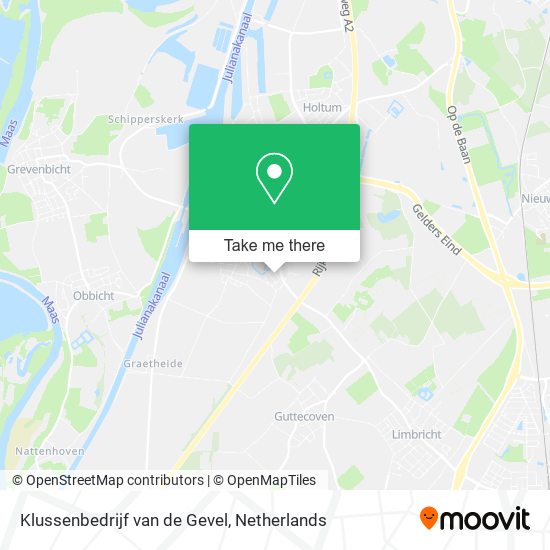 Klussenbedrijf van de Gevel Karte