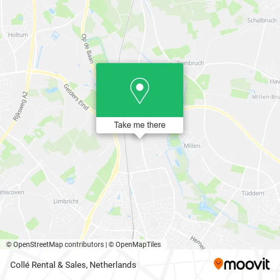 Collé Rental & Sales map