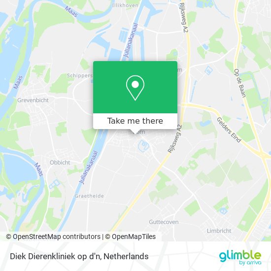 Diek Dierenkliniek op d'n map