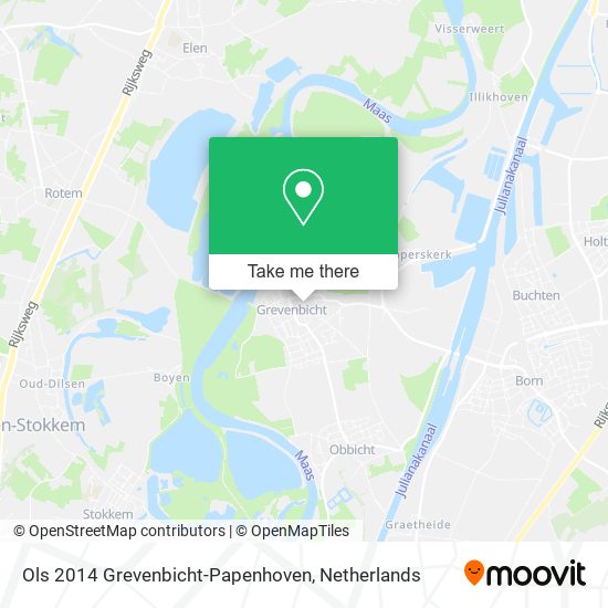 Ols 2014 Grevenbicht-Papenhoven map