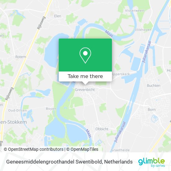 Geneesmiddelengroothandel Swentibold map