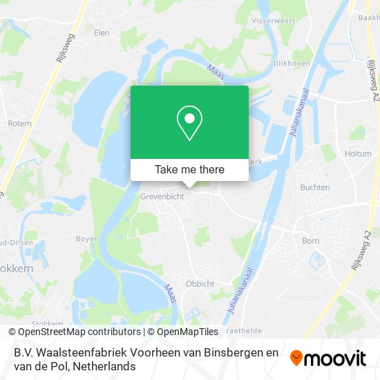 B.V. Waalsteenfabriek Voorheen van Binsbergen en van de Pol map