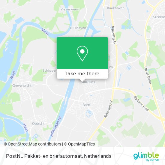 PostNL Pakket- en briefautomaat map