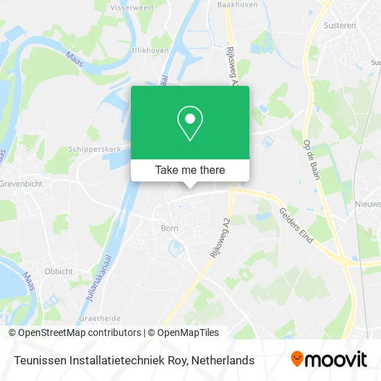 Teunissen Installatietechniek Roy map