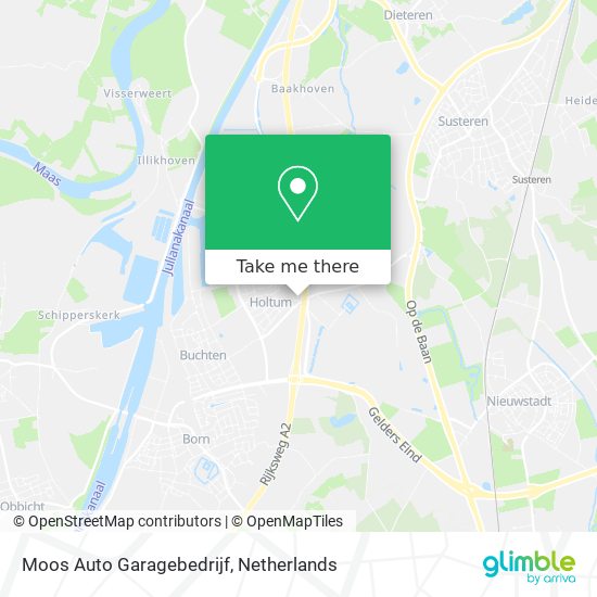 Moos Auto Garagebedrijf map