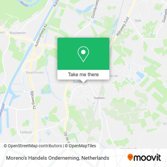 Moreno's Handels Onderneming map