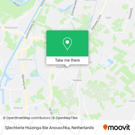 Sjlechterie Huizinga Bie Anouschka map