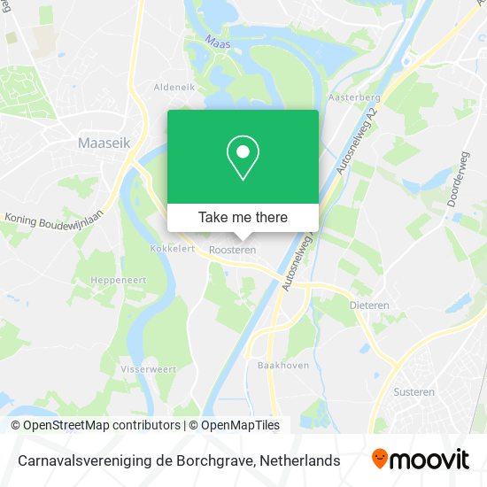 Carnavalsvereniging de Borchgrave map