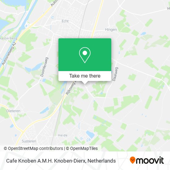 Cafe Knoben A.M.H. Knoben-Dierx map