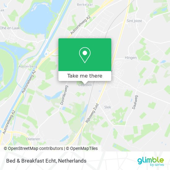 Bed & Breakfast Echt map