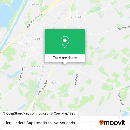 Jan Linders Supermarkten map