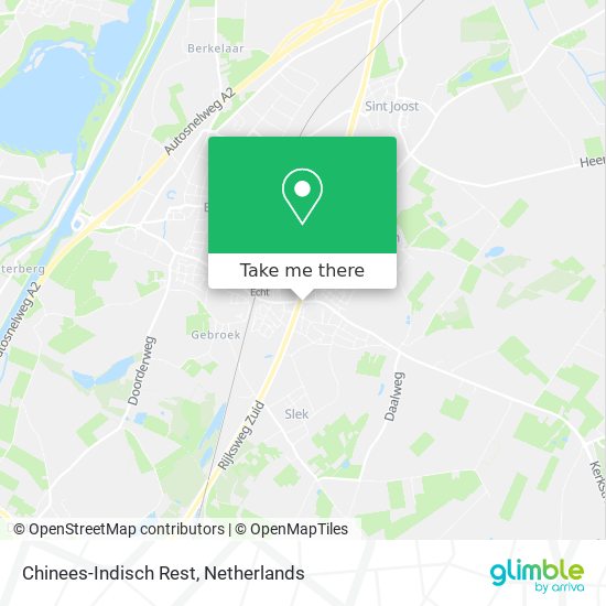 Chinees-Indisch Rest map