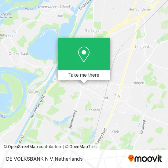 DE VOLKSBANK N V map