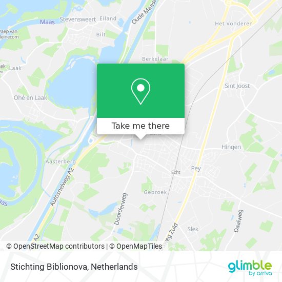 Stichting Biblionova map