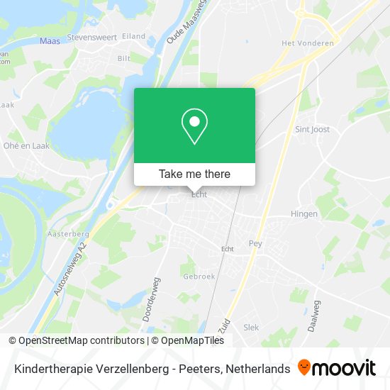 Kindertherapie Verzellenberg - Peeters map