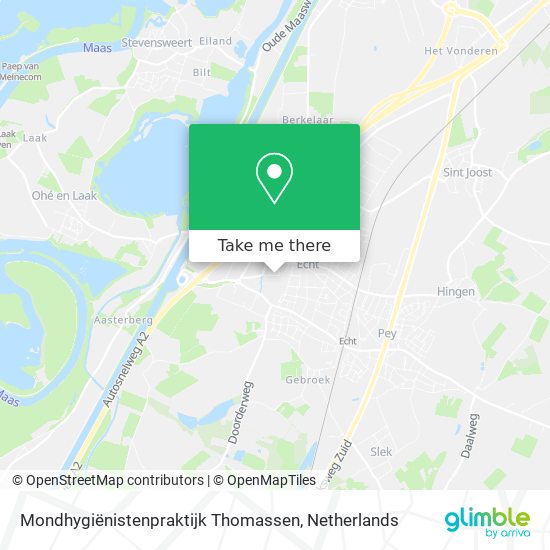 Mondhygiënistenpraktijk Thomassen Karte