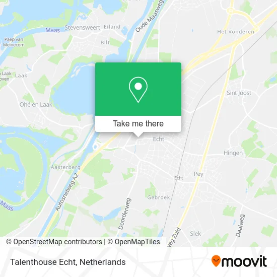 Talenthouse Echt map