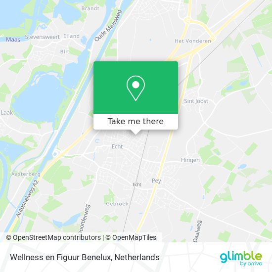 Wellness en Figuur Benelux map