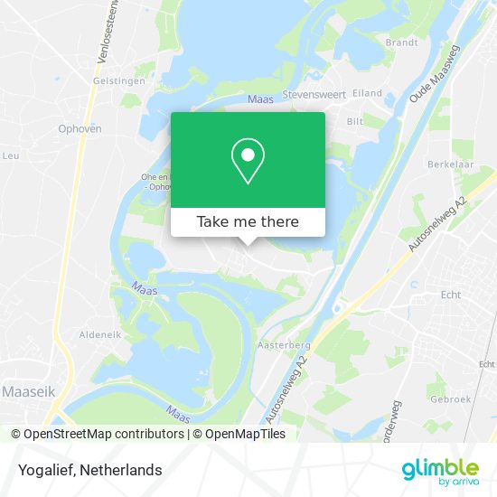 Yogalief map