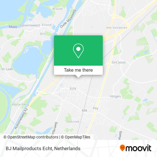 BJ Mailproducts Echt map