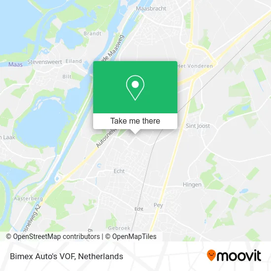 Bimex Auto's VOF Karte