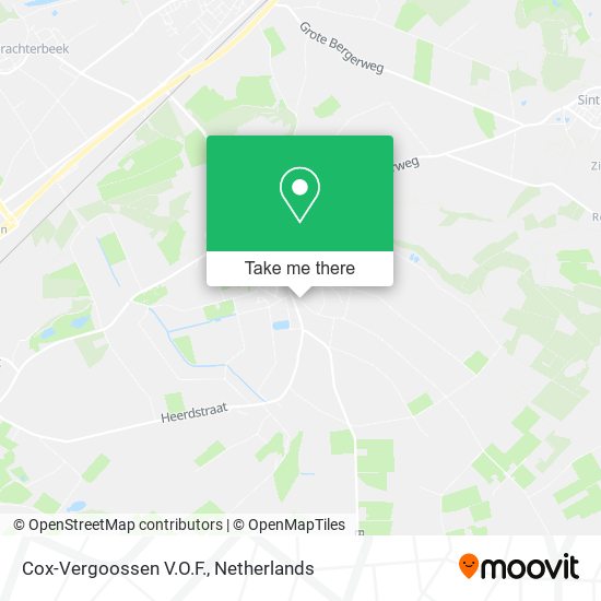 Cox-Vergoossen V.O.F. map