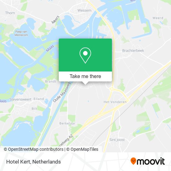 Hotel Kert map