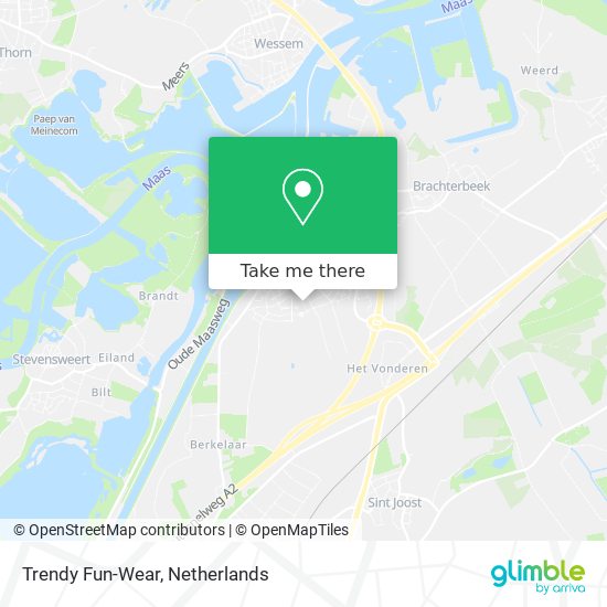 Trendy Fun-Wear map