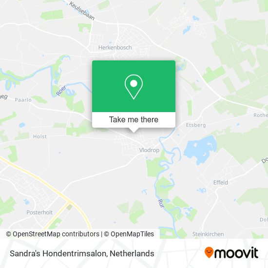 Sandra's Hondentrimsalon map