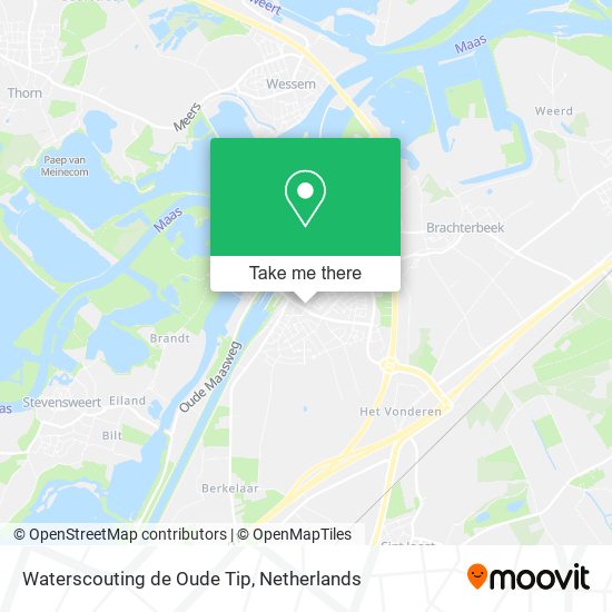 Waterscouting de Oude Tip Karte