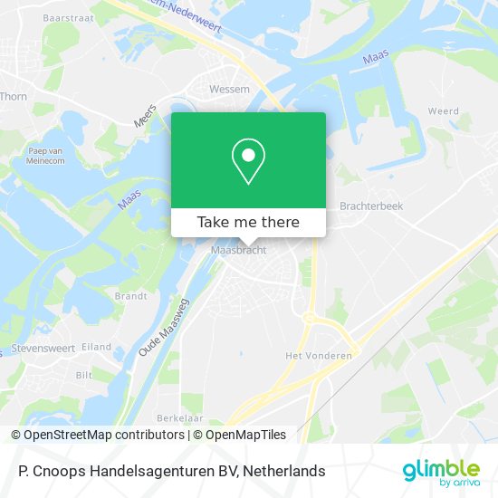 P. Cnoops Handelsagenturen BV map