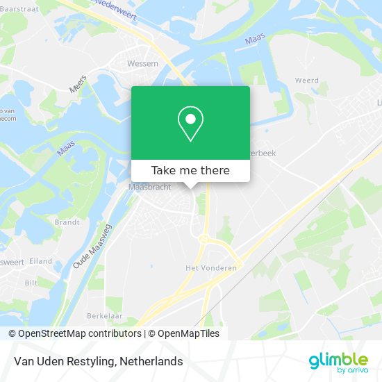 Van Uden Restyling map