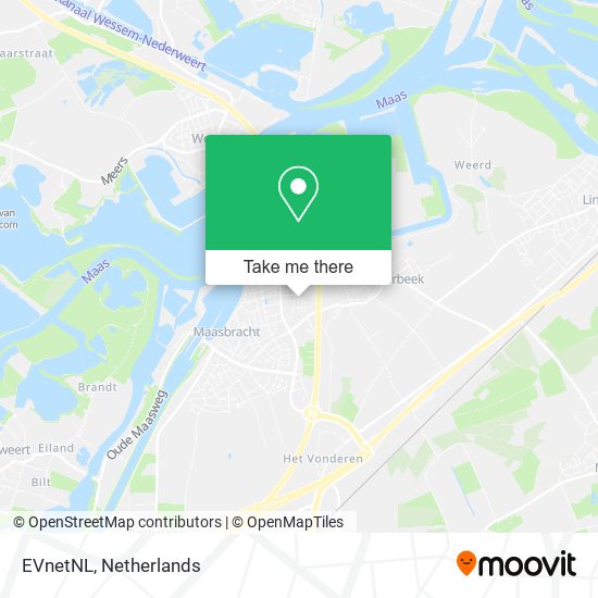 EVnetNL map