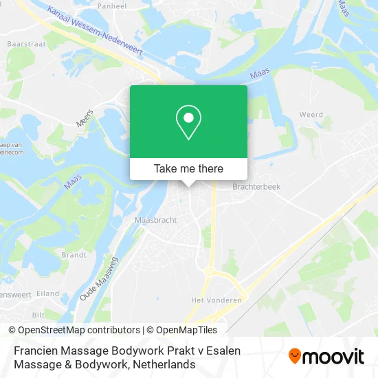 Francien Massage Bodywork Prakt v Esalen Massage & Bodywork map