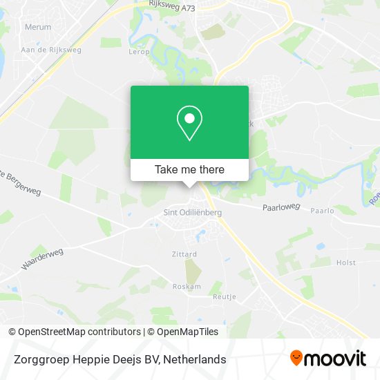 Zorggroep Heppie Deejs BV map