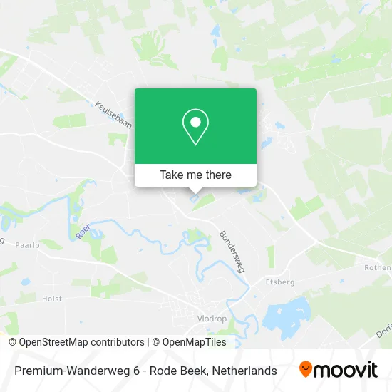 Premium-Wanderweg 6 - Rode Beek map