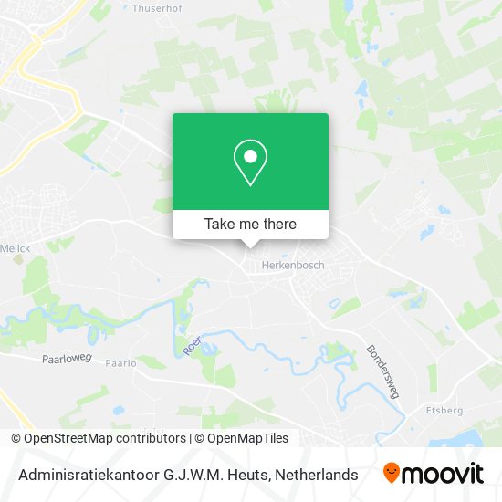 Adminisratiekantoor G.J.W.M. Heuts map