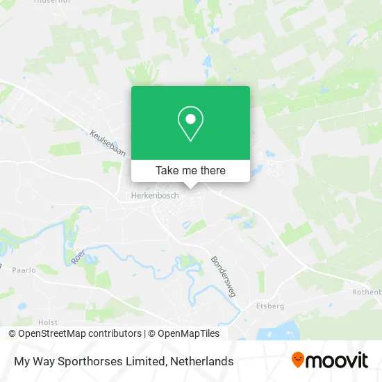 My Way Sporthorses Limited map