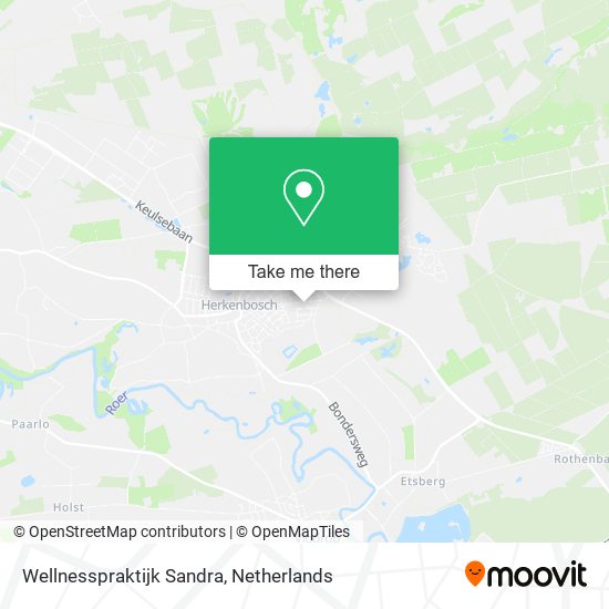 Wellnesspraktijk Sandra map