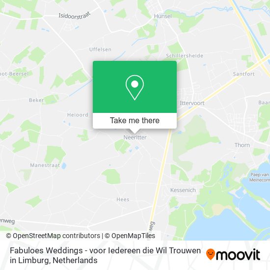 Fabuloes Weddings - voor Iedereen die Wil Trouwen in Limburg map