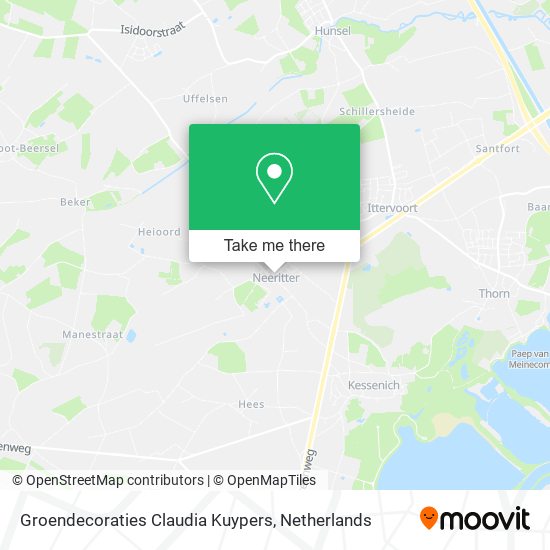 Groendecoraties Claudia Kuypers map
