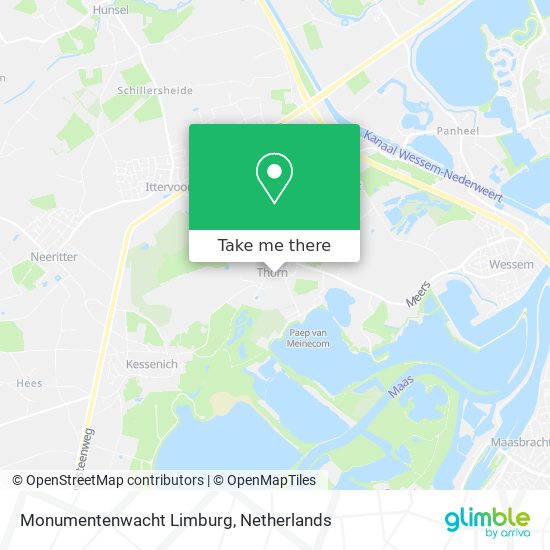 Monumentenwacht Limburg Karte