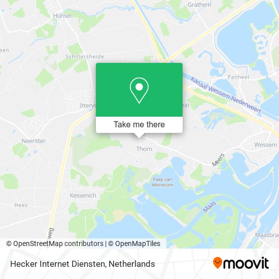 Hecker Internet Diensten map