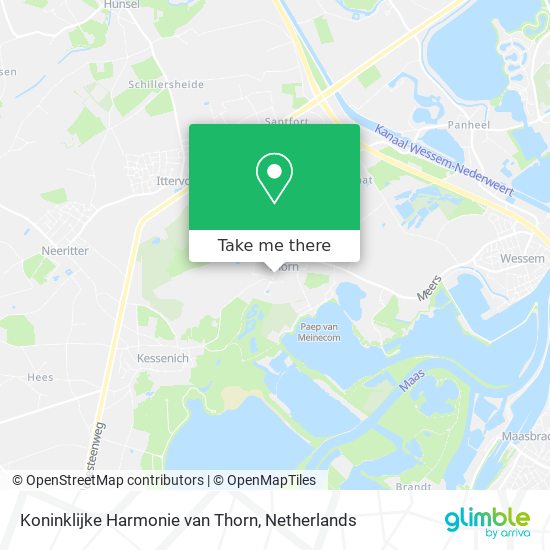 Koninklijke Harmonie van Thorn Karte