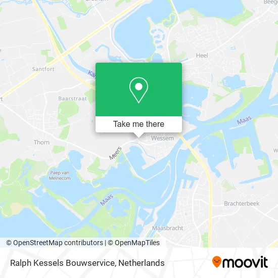 Ralph Kessels Bouwservice map