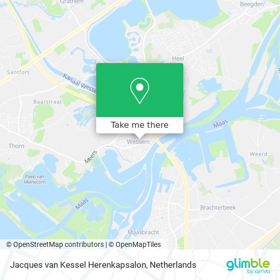 Jacques van Kessel Herenkapsalon map